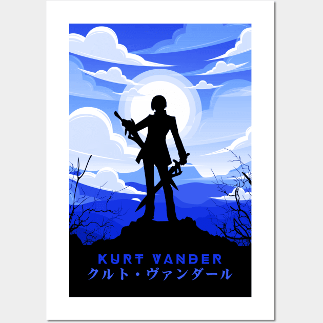 Kurt Vander | Trails Of Cold Steel Wall Art by GuruBoyAmanah